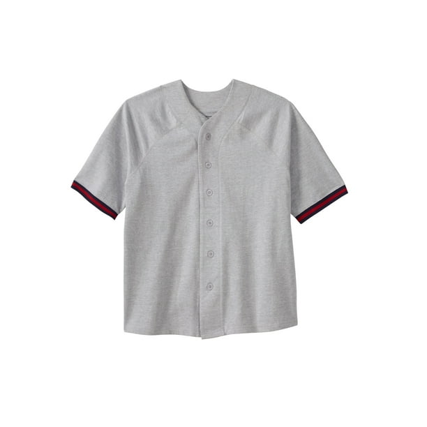 Liberty Blues Mens Big /& Tall Baseball Crewneck Shirt